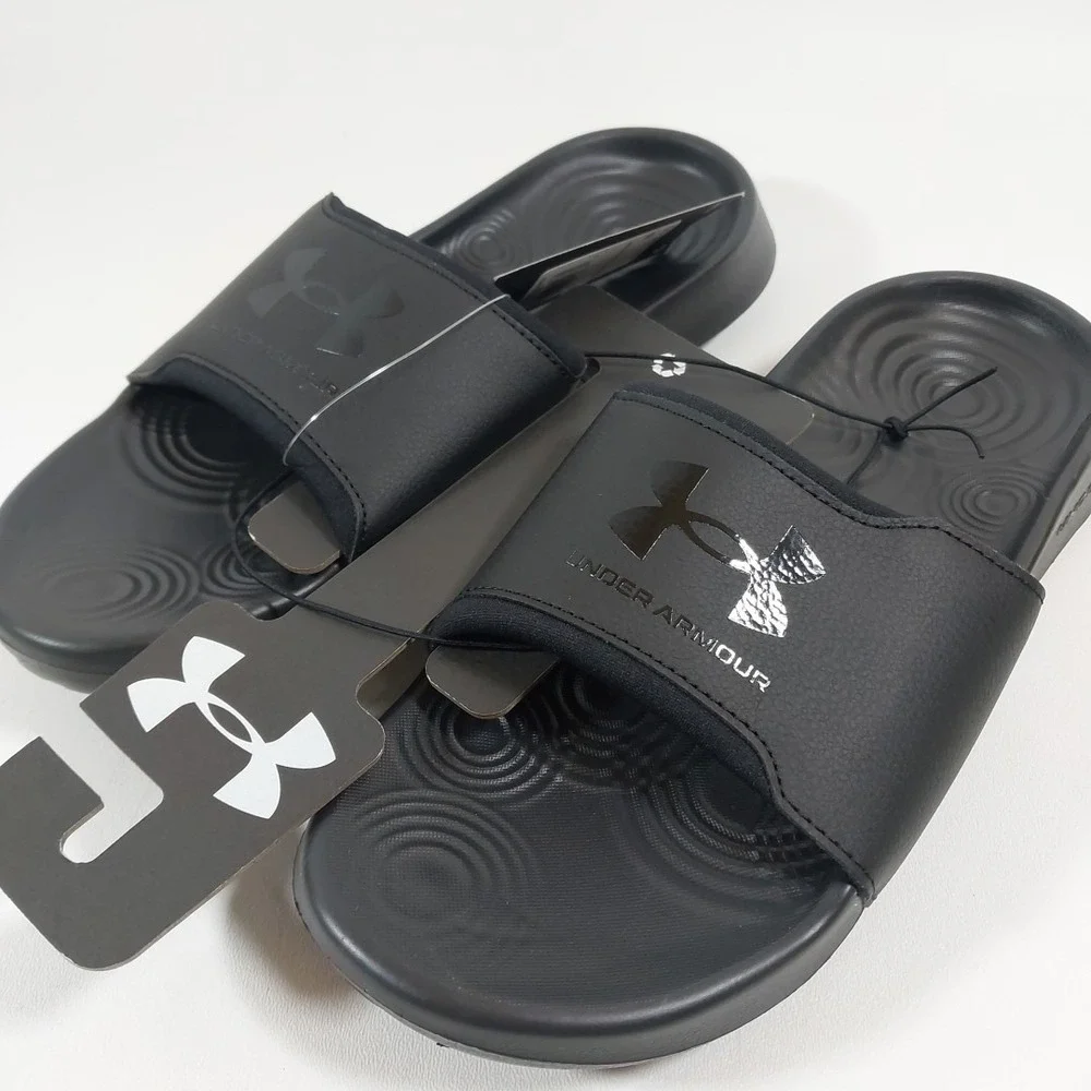 Under Armour Men's UA Ignite Select Slides - Black / Black-‎ Size 9 *NEW w/ Tag*